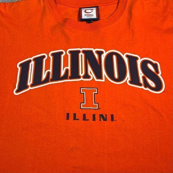 Vintage Y2K University Of Illinois Illini Tee - Picture 2 of 6